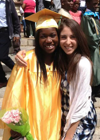 Autumn and Brynne at Autumn’s high school graduation